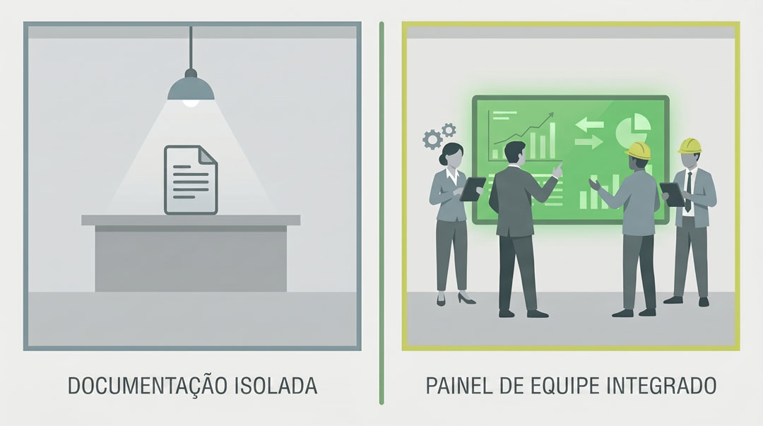 Diferença entre documento de conformidade e gestão contínua de riscos psicossociais